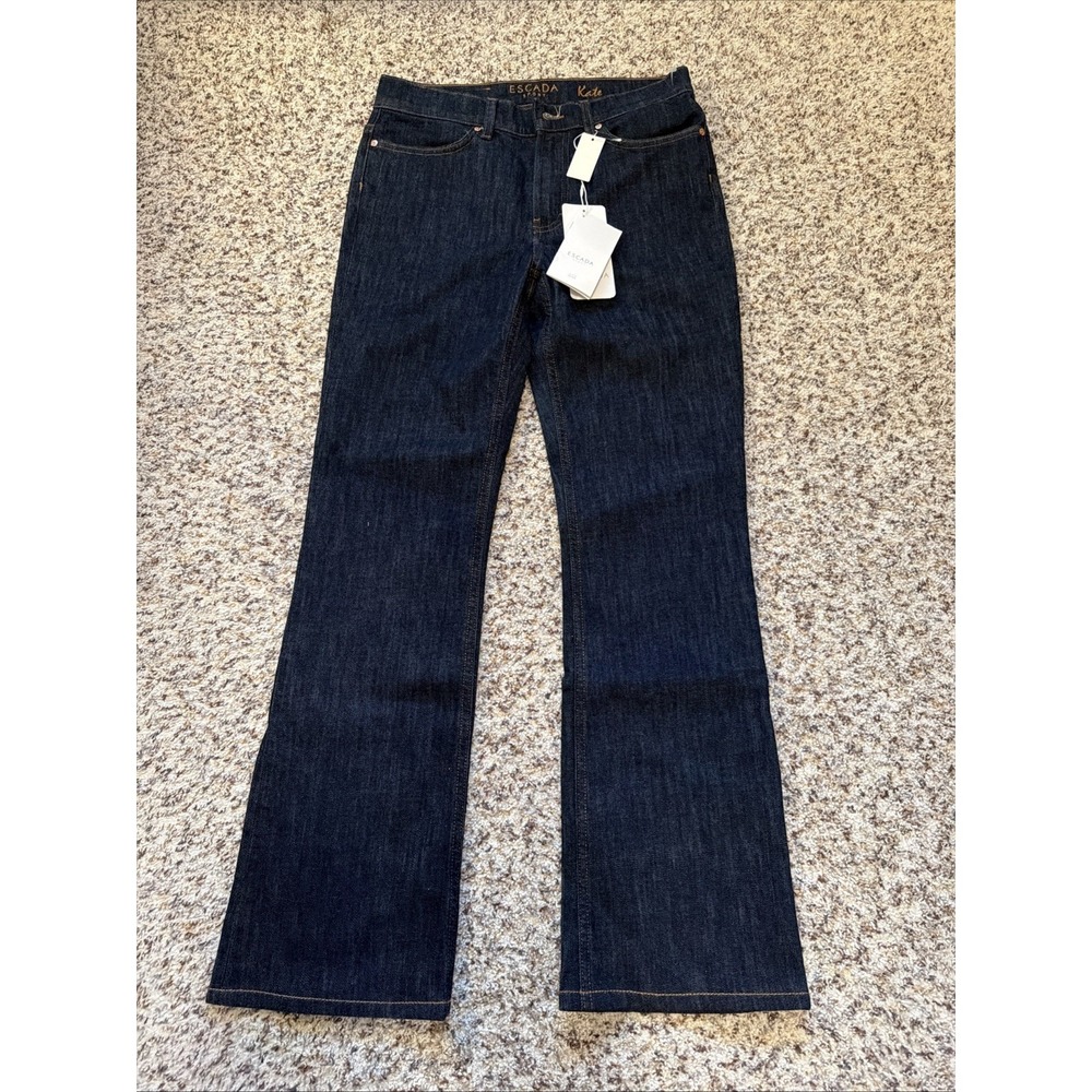 Escada Sport Jeans Blue Soft Denim Women's 36 EU 29 US 29" Inse Straight Leg New